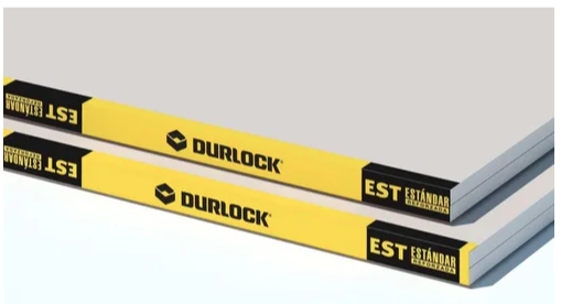 Placa de Durlock estándar 9,5mm 1,20 x 2,40mts