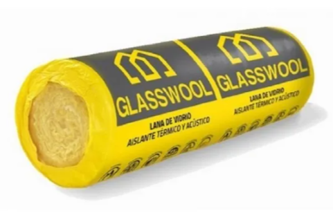 Lana de vidrio con aluminio Glasswool 50mm (20m2)