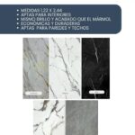 Placas de PVC Simil Marmol 3mm de 1,22 x 2,44mts