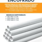 Tubo de PVC para encofrado x 3mts